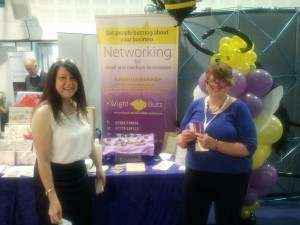 Susan and Lyn at the B2B expo